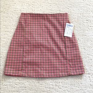 Brandy Melville Checkered Skirt-Never Worn